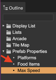 Display all properties of a prefab.