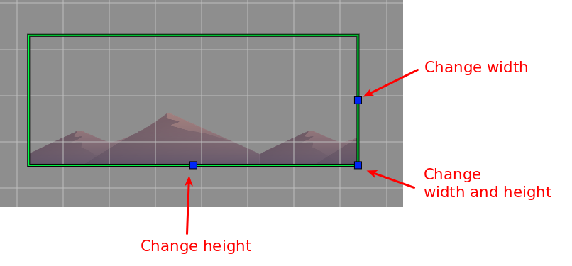 TileSprite size tool.