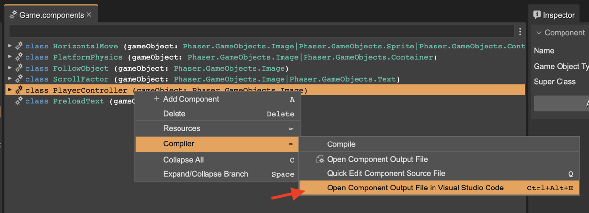 Open output file options.